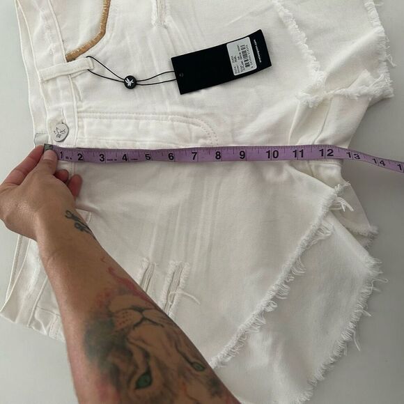 One Teaspoon Pearl Outlaws Mid-Length Shorts Size 26 Classic Boho Hippie Coastal - Picture 12 of 13